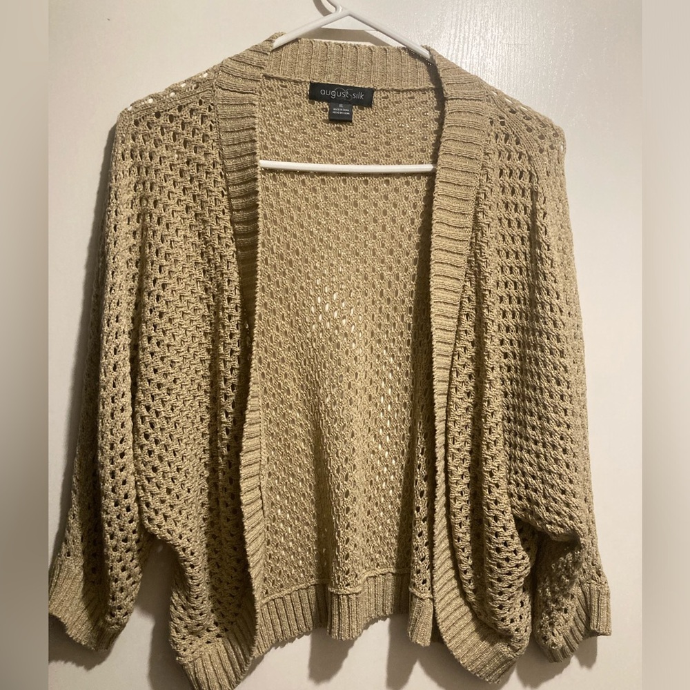August Silk Cardigan - Picture 1 of 4